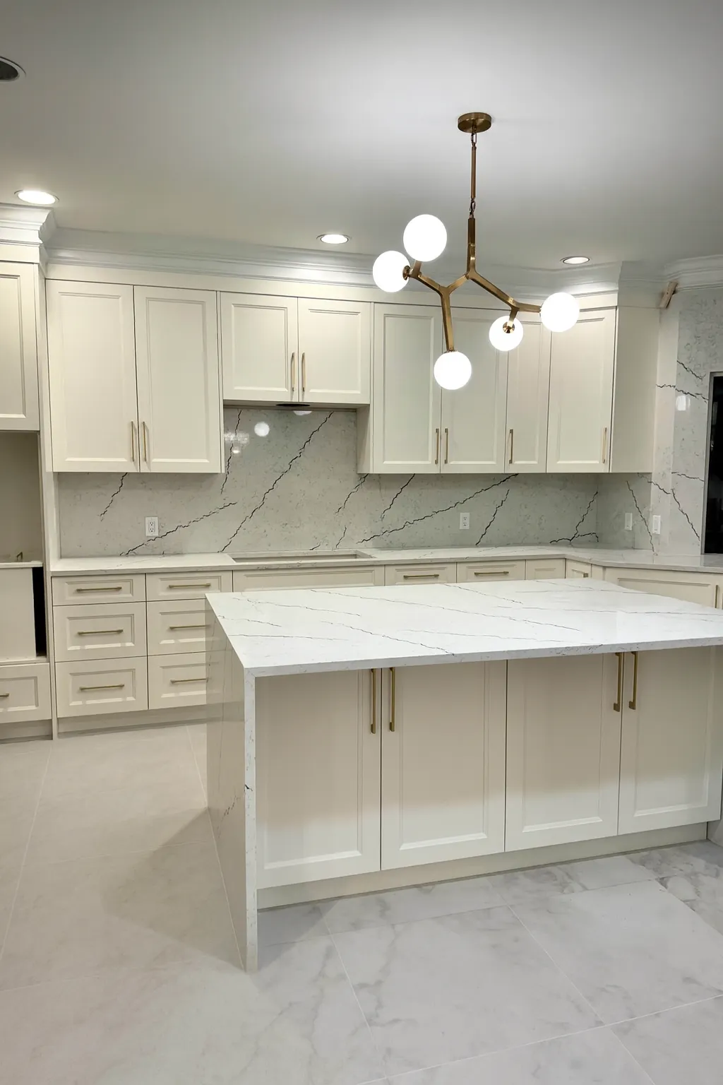 Gold-Accent Shaker Kitchen — detail view 2